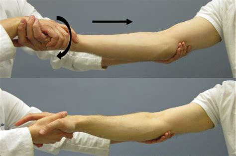 lateral compression test elbow|elbow test results.